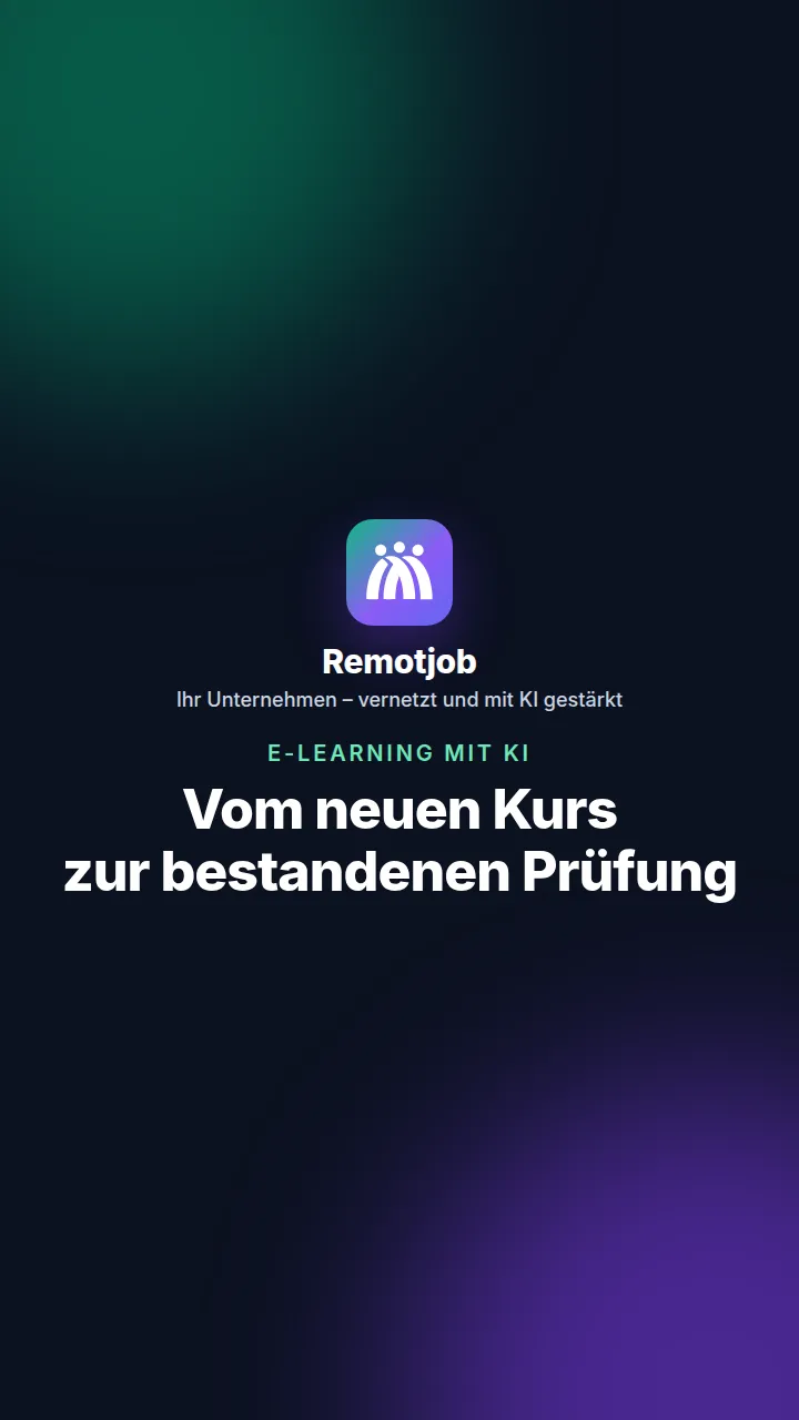 Vorschaubild des Videos „Vom neuen Kurs zur bestandenen Prüfung“ (Hochformat)