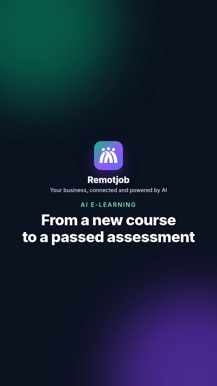 Thumbnail of the video “From a new course to a passed assessment” (Portrait)