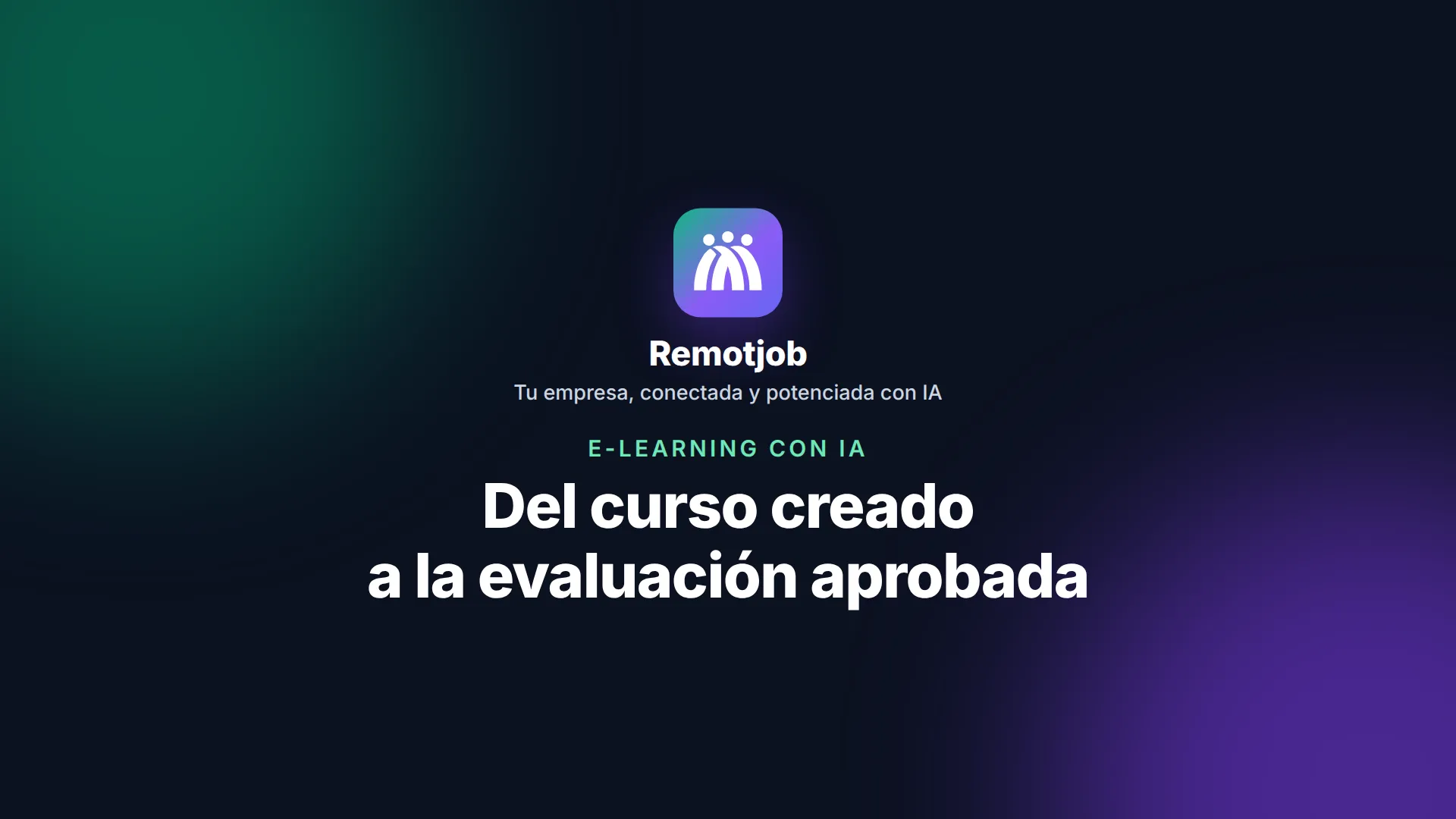 Portada del video «Del curso creado a la evaluación aprobada» (Horizontal)