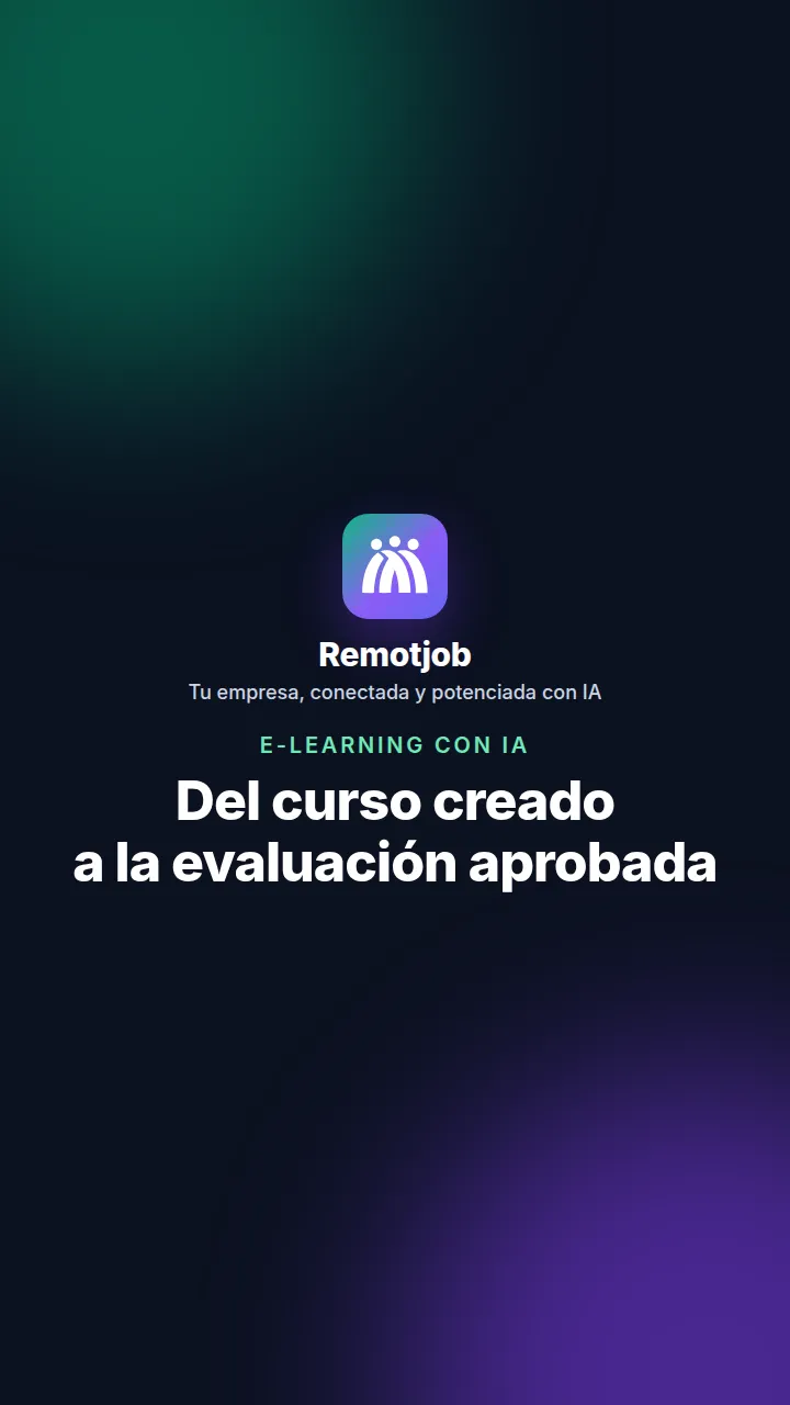 Portada del video «Del curso creado a la evaluación aprobada» (Vertical)