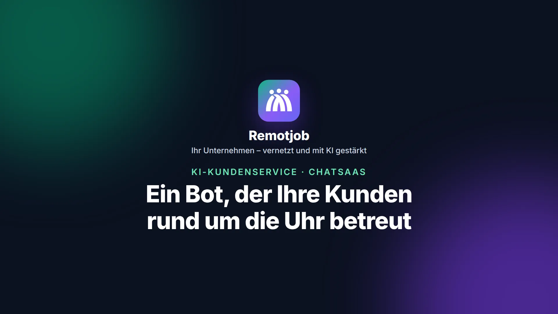 Vorschaubild des Videos „Ein Bot, der Ihre Kunden rund um die Uhr betreut“ (Querformat)