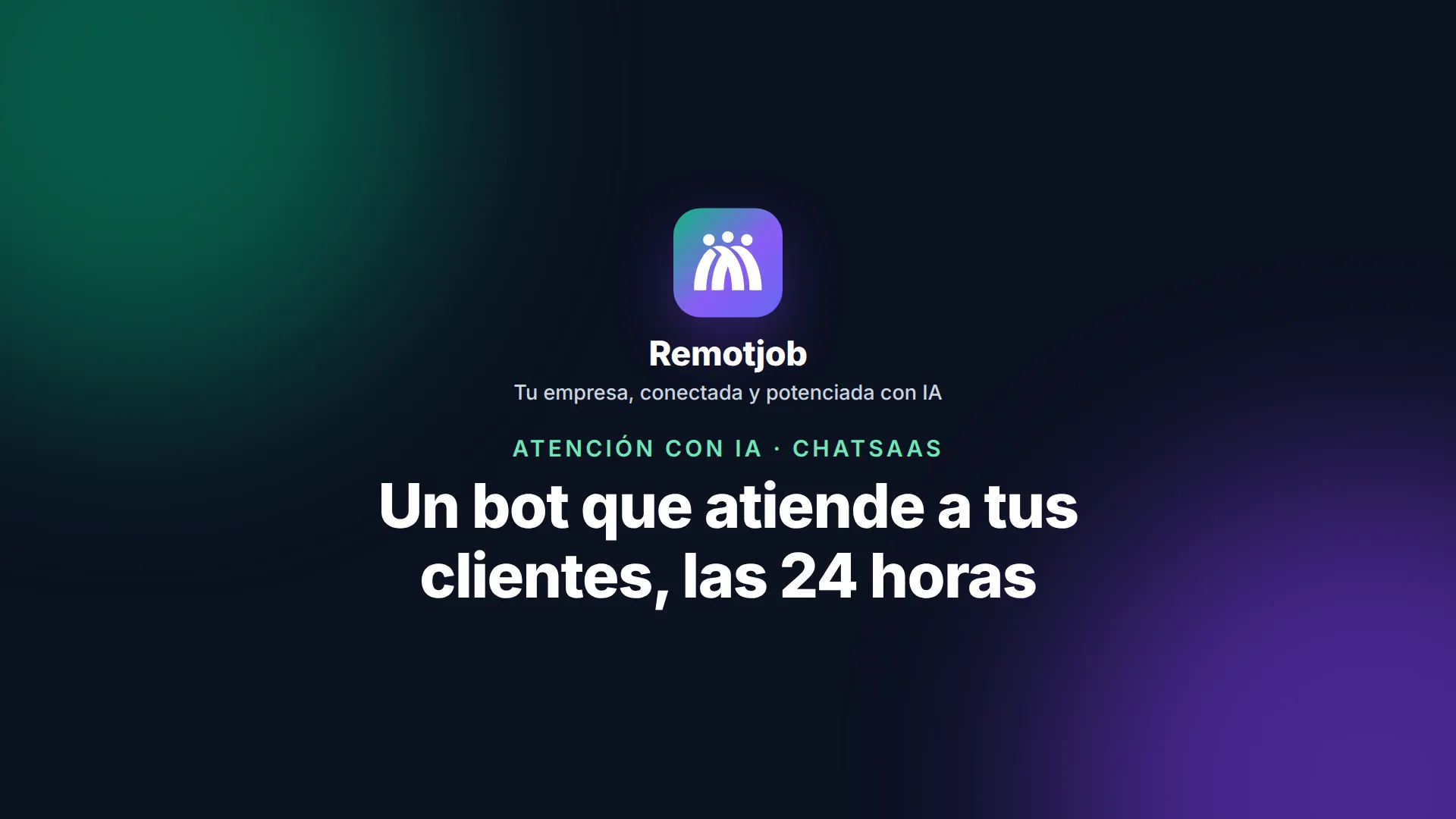 Portada del video «Un bot que atiende a tus clientes, las 24 horas» (Horizontal)