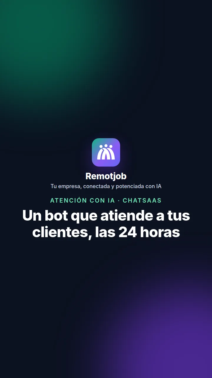 Portada del video «Un bot que atiende a tus clientes, las 24 horas» (Vertical)