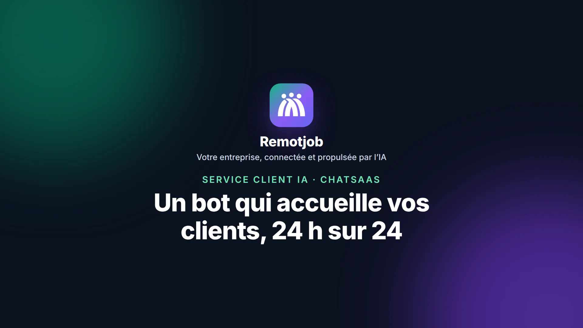 Miniature de la vidéo « Un bot qui accueille vos clients, 24 h sur 24 » (Paysage)