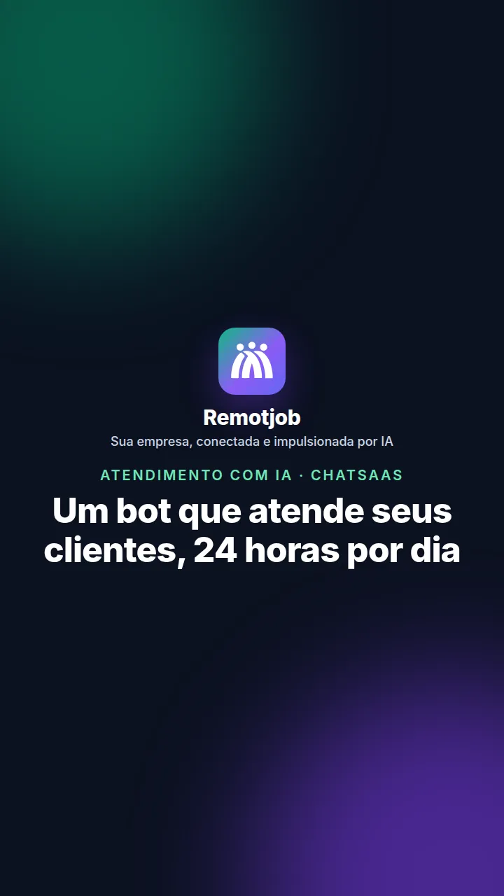 Capa do vídeo “Um bot que atende seus clientes, 24 horas por dia” (Vertical)