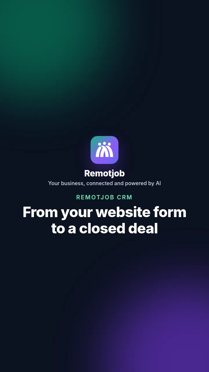 Thumbnail of the video “From your website form to a closed deal” (Portrait)
