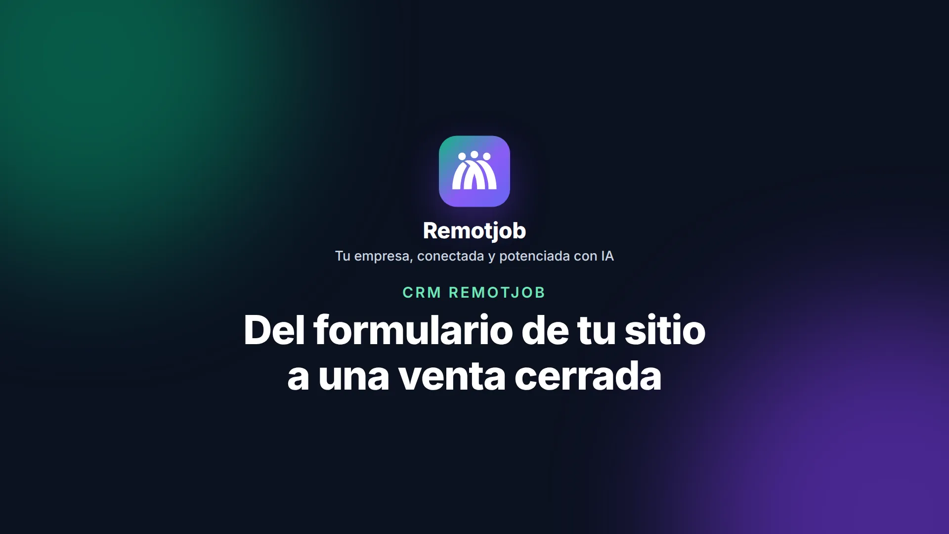 Portada del video «Del formulario de tu sitio a una venta cerrada» (Horizontal)