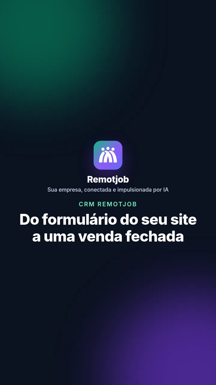 Capa do vídeo “Do formulário do seu site a uma venda fechada” (Vertical)