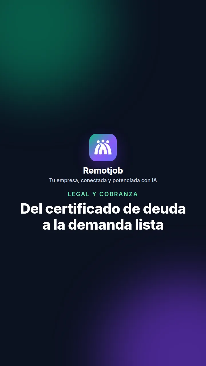 Portada del video «Del certificado de deuda a la demanda lista» (Vertical)