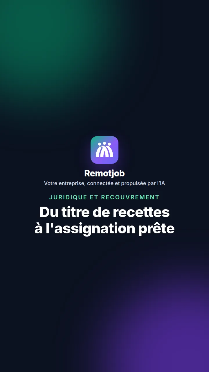 Miniature de la vidéo « Du certificat de dette à l'assignation prête » (Portrait)