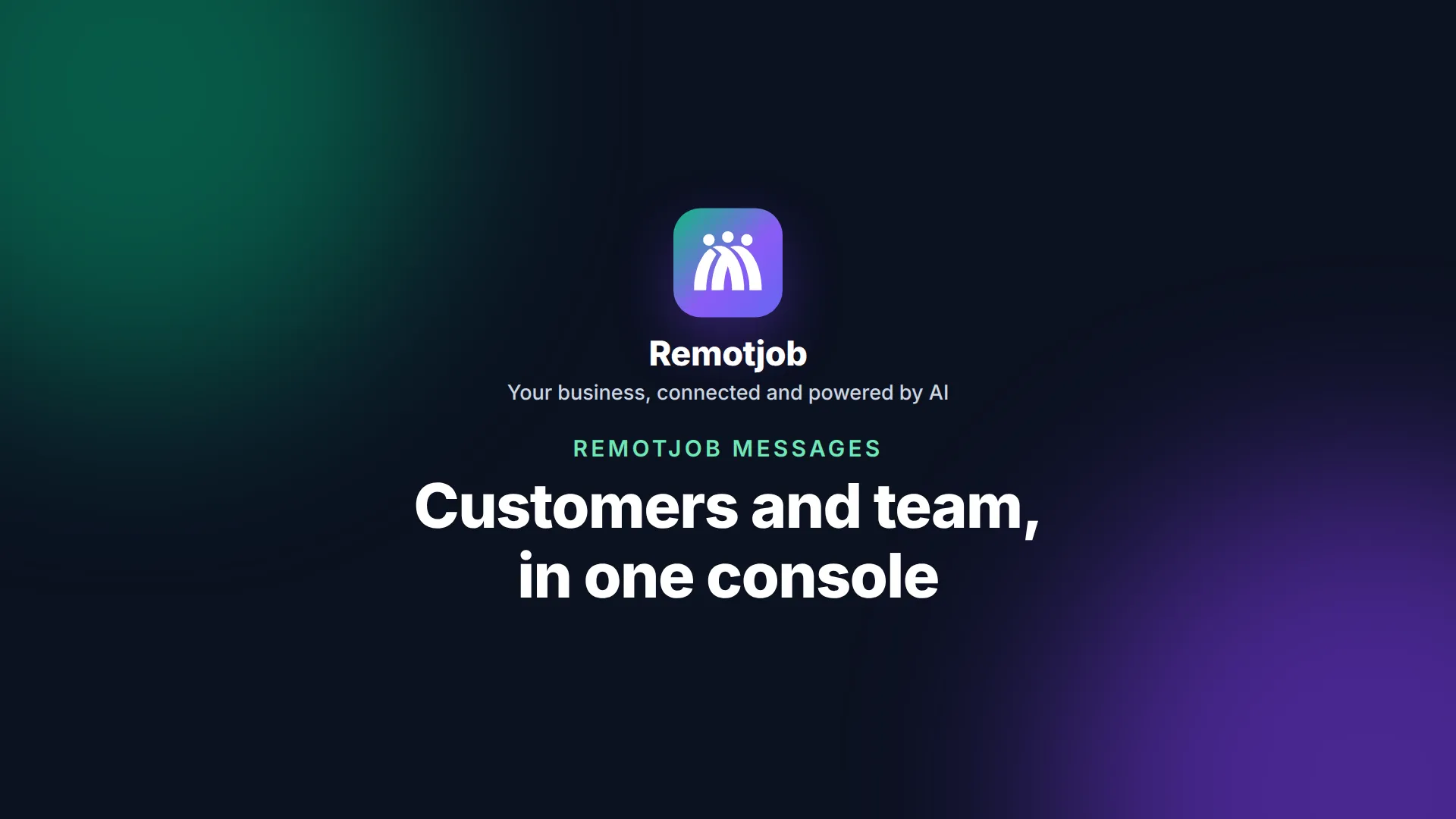 Thumbnail of the video “All your chats in one console” (Landscape)