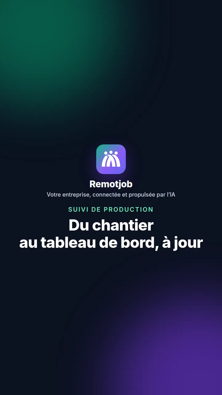 Miniature de la vidéo « Du chantier au tableau de bord, à jour » (Portrait)