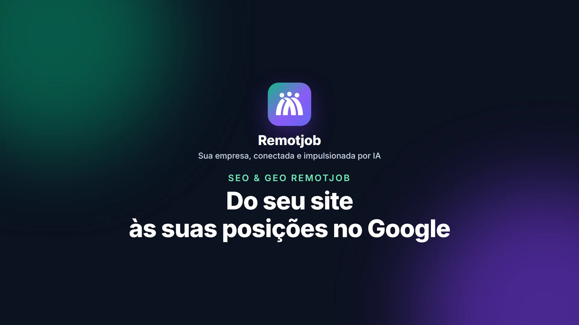 Capa do vídeo “Do seu site às suas posições no Google” (Horizontal)