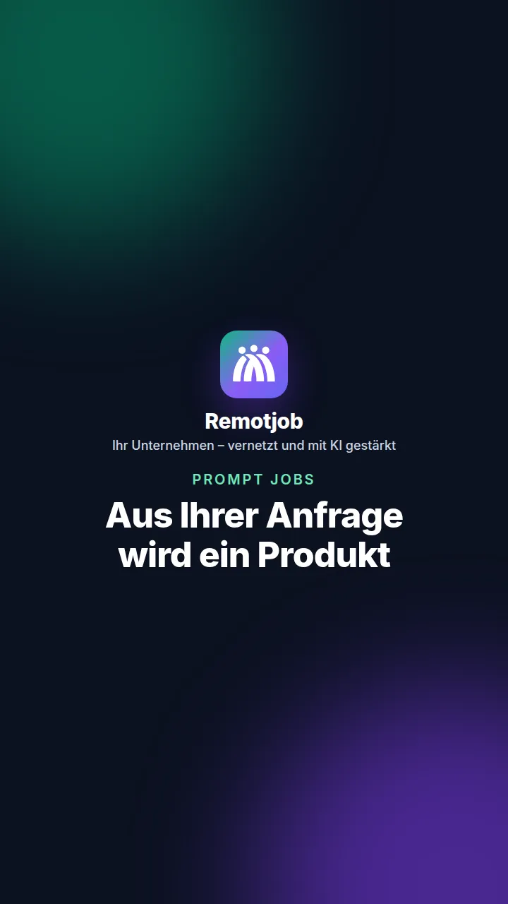 Vorschaubild des Videos „Aus Ihrer Anfrage wird ein Produkt“ (Hochformat)