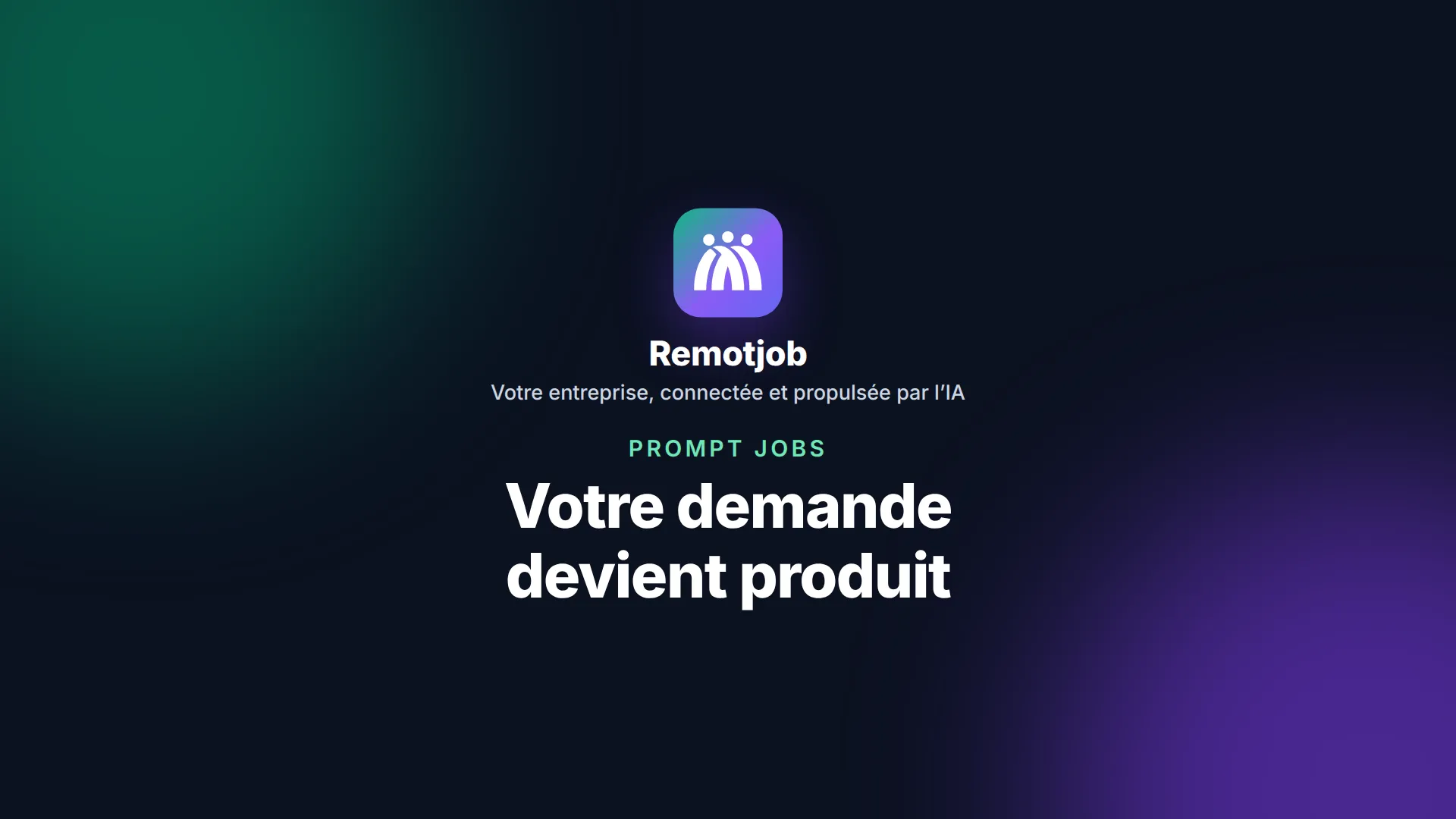 Miniature de la vidéo « Votre demande devient produit » (Paysage)